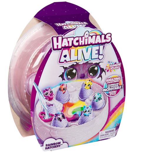 Hatchimals Alive Ranbow Hatchery Playset