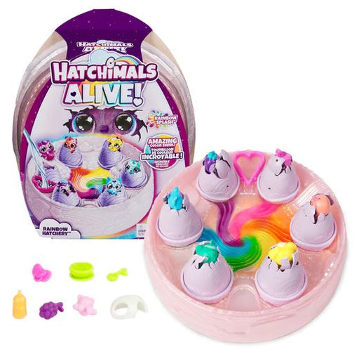 Hatchimals Alive Ranbow Hatchery Playset
