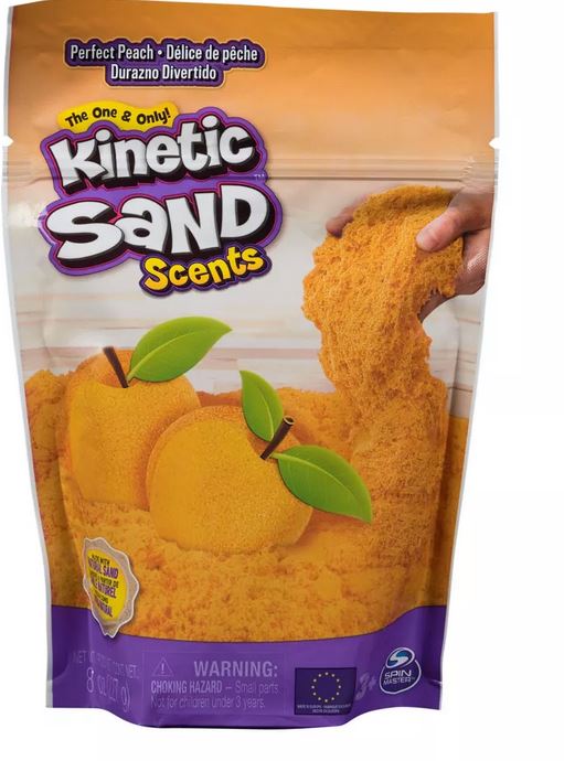 Kinetic Sand Fruity Scents Peach 8oz Packet