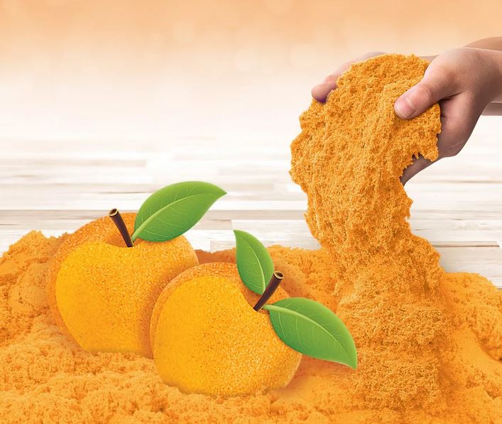 Kinetic Sand Fruity Scents Peach 8oz Packet