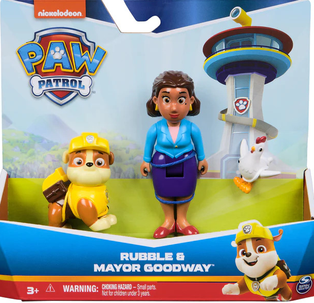 Paw Patrol Pups Rubble & Mayor Goodway