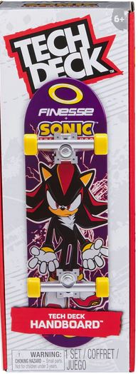 Teck Deck Hand Board Finesse X Sonic The Hedgehog