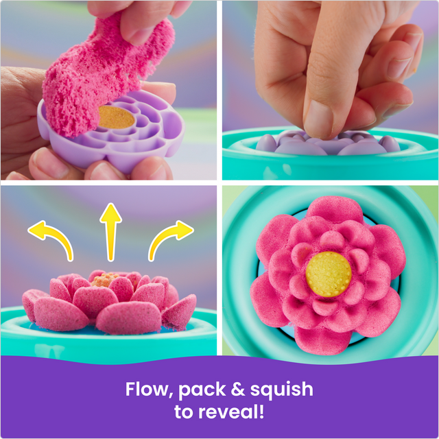 Kinestic Sand Squish Blossom Playset