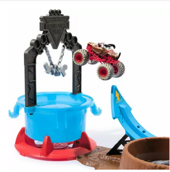 Monster Jam 1:64 Truck Wash Playset