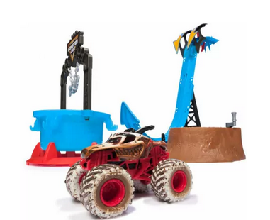 Monster Jam 1:64 Truck Wash Playset