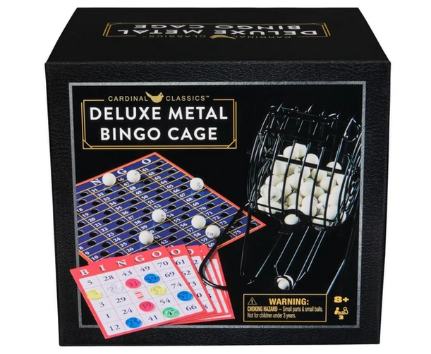 Classic Deluxe Metal Cage Bingo