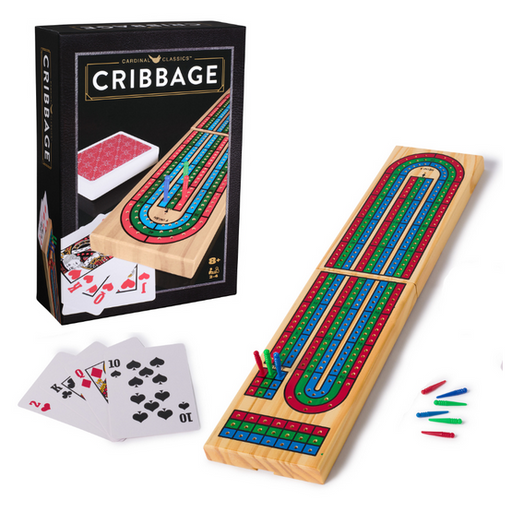 Classic Games Solid Wood Cribbage