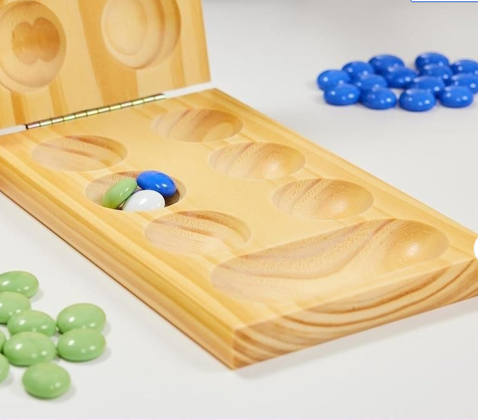 Classic Wooden Folding Mancala