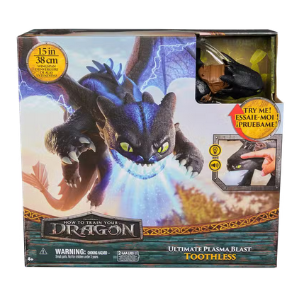How To Train Your Dragon Movie Plasma Blast Toothless Figure