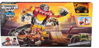 Monster Jam 1.64sc Smash &bash  Smashbot Playset