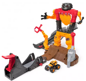 Monster Jam 1.64sc Smash &bash  Smashbot Playset