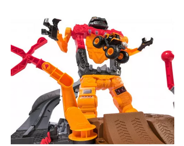 Monster Jam 1.64sc Smash &bash  Smashbot Playset