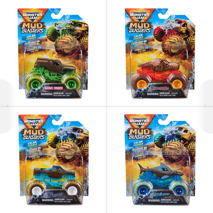 Monster Jam 1:64 Mud Blaster Assorted 