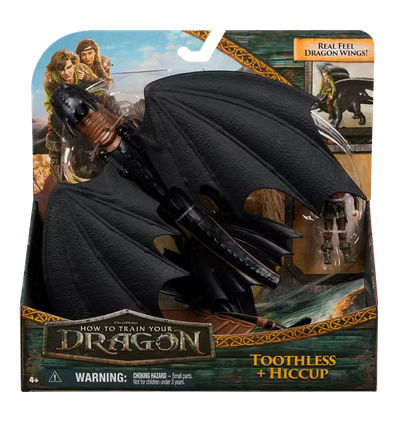 How To Train Your Dragon Movie Hiccup Viking & Toothless Dragon 
