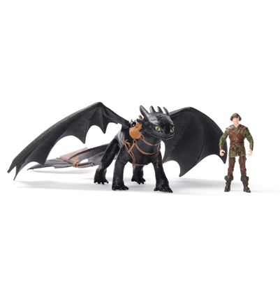 How To Train Your Dragon Movie Hiccup Viking & Toothless Dragon 
