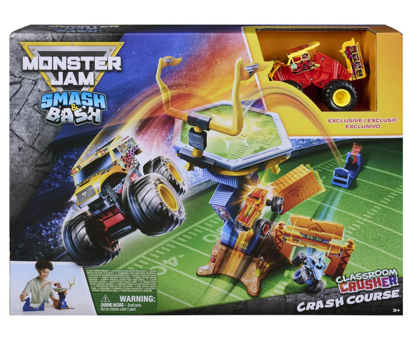 Monster Jam Smash & Bash 1:64 Crash Course Playset