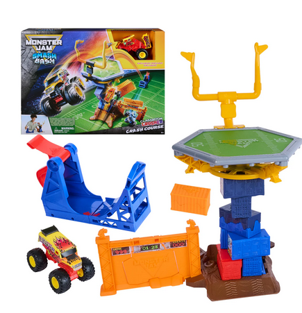 Monster Jam Smash & Bash 1:64 Crash Course Playset