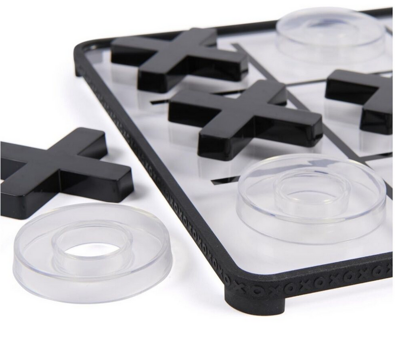Classic Games Glass Board Tic Tac Toe