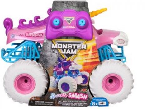 Monster Jam Rc Sparkle Smash Vehicle Usb Charged