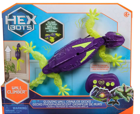 Hexbot Gecko Wall Crawler Glow In The Dark