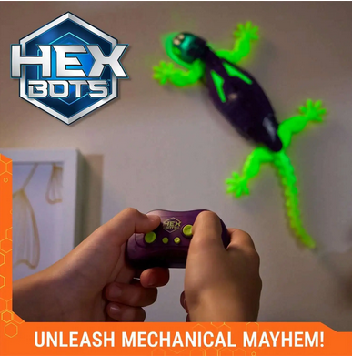 Hexbot Gecko Wall Crawler Glow In The Dark