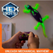 Hexbot Gecko Wall Crawler Glow In The Dark