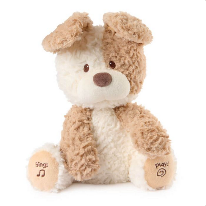 Gund Baby Peeki The Puppy Animated