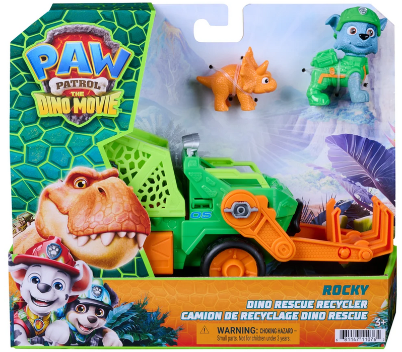 Paw Patrol The Dino Movie Rescue Recycler - Rocky
