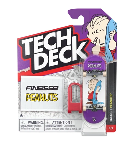 Tech Deck Finger Boards Entertainment Series - Finesse + Peanuts
