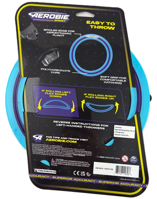 Aerobie 10" Sprint Ring - Blue