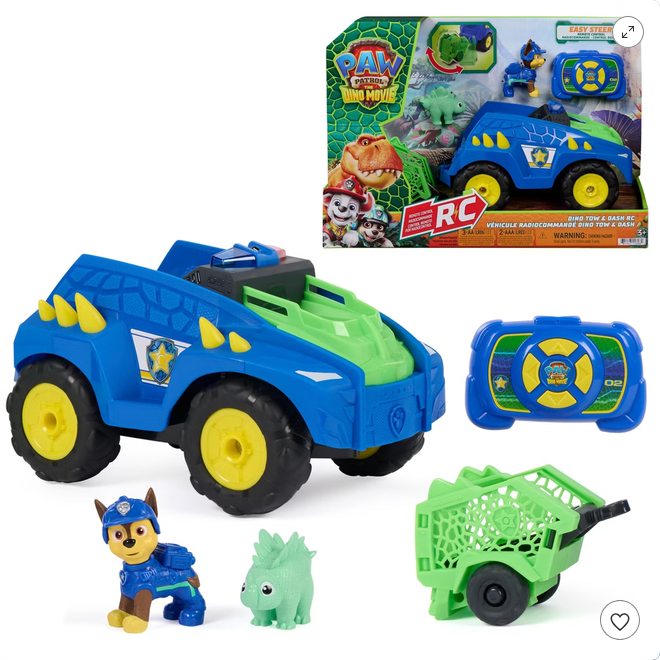 Paw Patrol The Dino Movie Dino Tow & Dash Rc