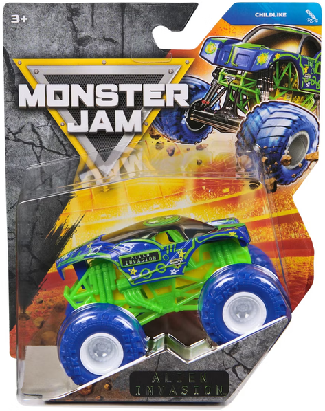 Monster Jam 1:64 Die Cast Truck - Alien Invasion