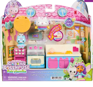 Gabby's Dollhouse Fairylandia - Cakey Cat's Fairy Kitchen Set
