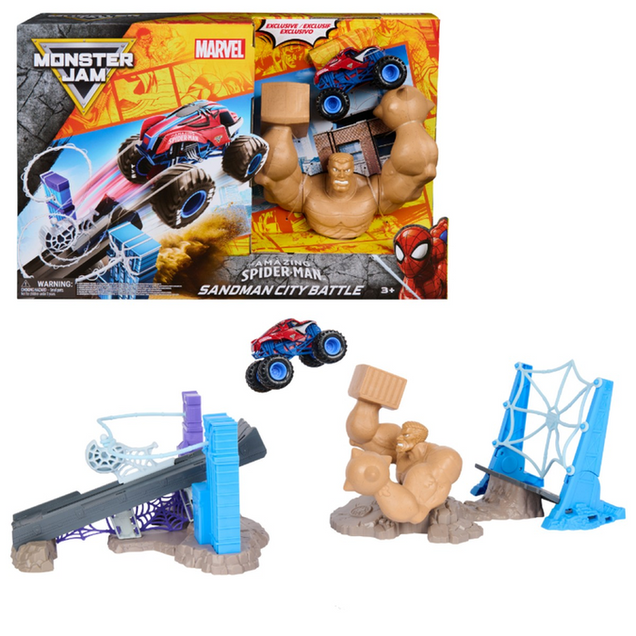 Monster Jam Marvel Spider-man Playset