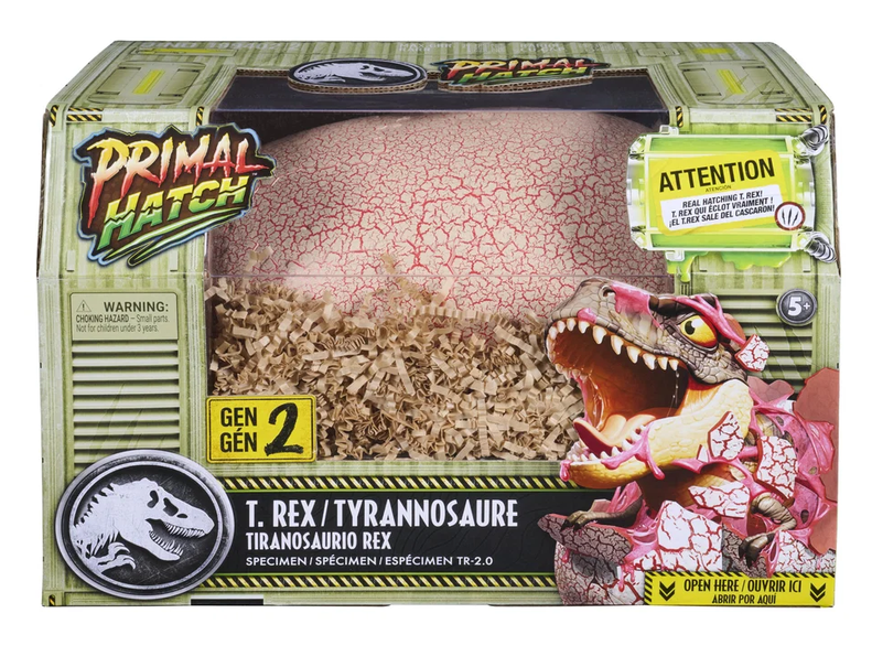 Primal Hatch Jurassic World Interactive Toy Dinosaur & Egg - Black