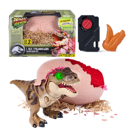 Primal Hatch Jurassic World Interactive Toy Dinosaur & Egg - Black