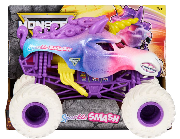 Monster Jam 1/24 Sc Sparkle Smash Die Cast Monster Truck