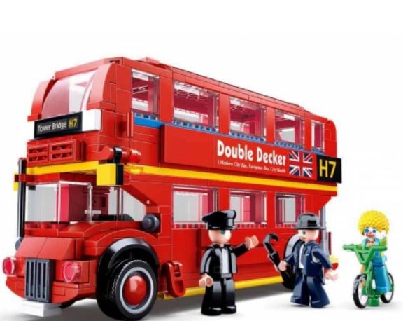 Sluban Model Bricks London Double Decker Bus Ages:6+