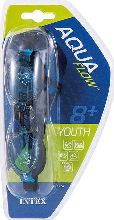 Aqua Flow Youth Swimming Goggles Assorted Colours