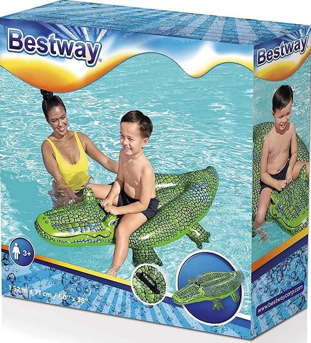 Bestway Buddy Crocodile Pool Ride-on Ages:3+