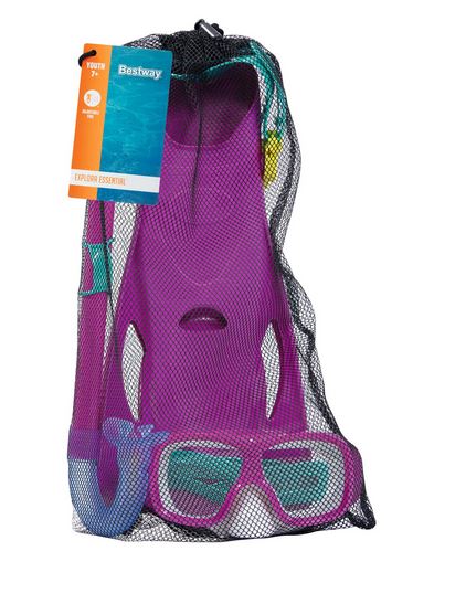 Explora Essential Mask/snorkel/finns Set Youth Size 5-8