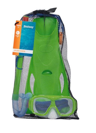 Explora Essential Mask/snorkel/finns Set Youth Size 5-8