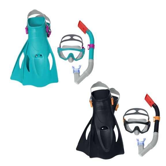 Spark Wave Mask/snorkel/finns Set Adult Size 8 To 12