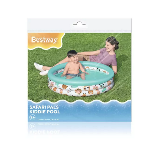 Bestway 3 Ring Safari Pals Kiddie Pool