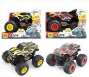 Friction Big Wheel Monster Trucks With Lights And Sounds Assorted