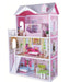 Edufun Aria's Wooden Dollhouse With 14 Accessories