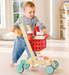 Hape Little Shopper's Cart & Basket Wooden 10 Pc Set