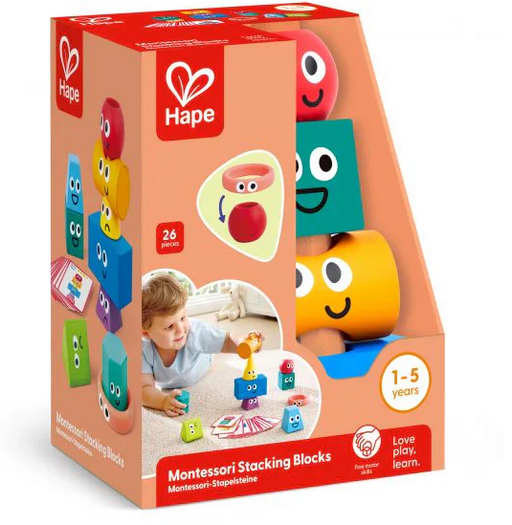 Hape Montessori Stacking Blocks