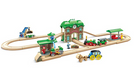 Hape Wooden Retro Train & Station Wooden 40 Pc Set