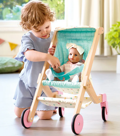Hape Sweet Walks Doll Stroller Wooden